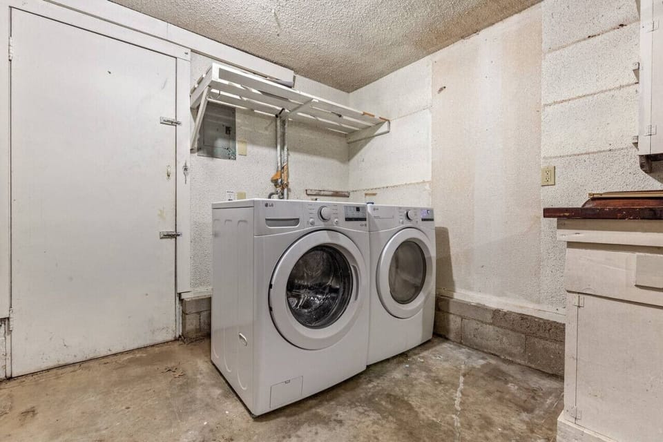 Washer and dryer for longer stays