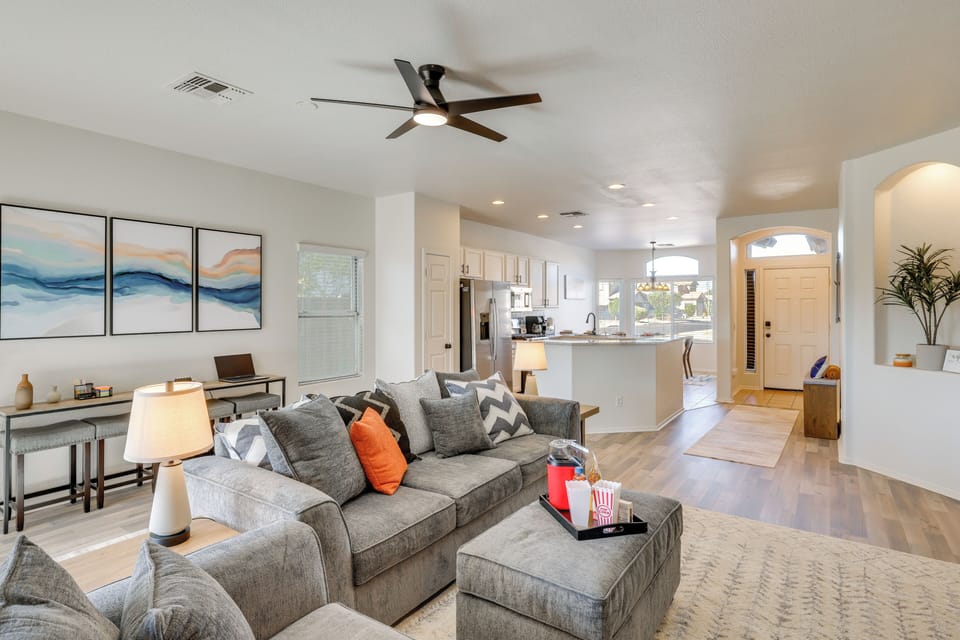 Living Room | 1,554 Sq Ft | Free WiFi | Smart TVs | Central A/C & Heating