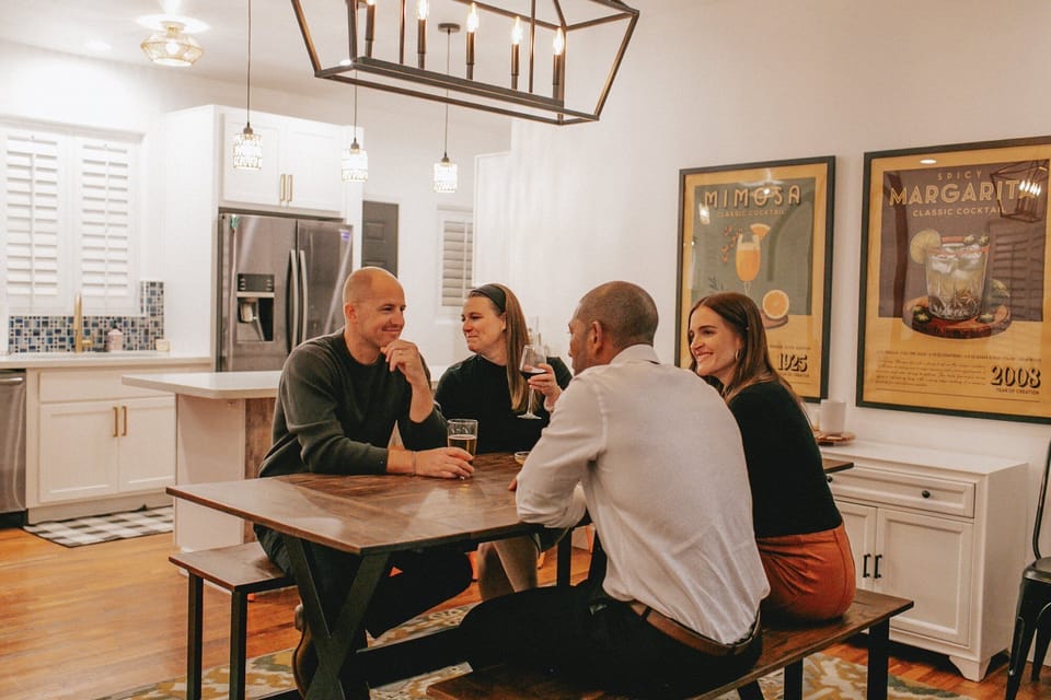 Dining area for shared meals and easy gathering