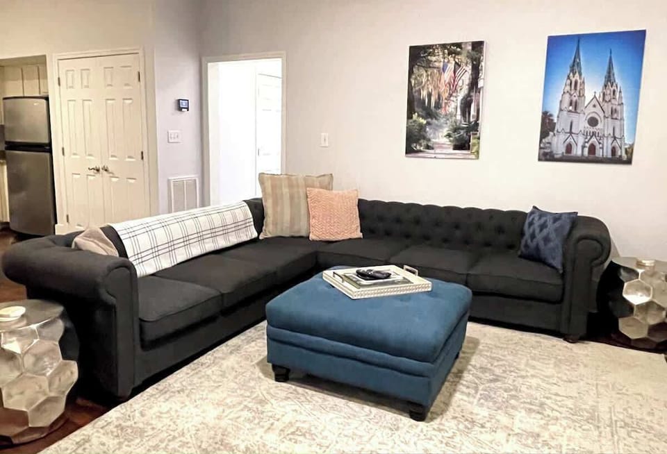 Lounge and relax in our very comfy and inviting couch.