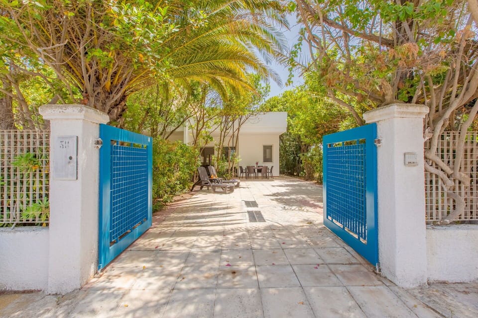 Blue, Shade, Estate, Hacienda, Gate, Resort, Eco Hotel, Walkway
