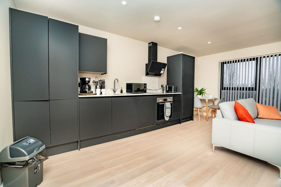 Living Space and Kitchen