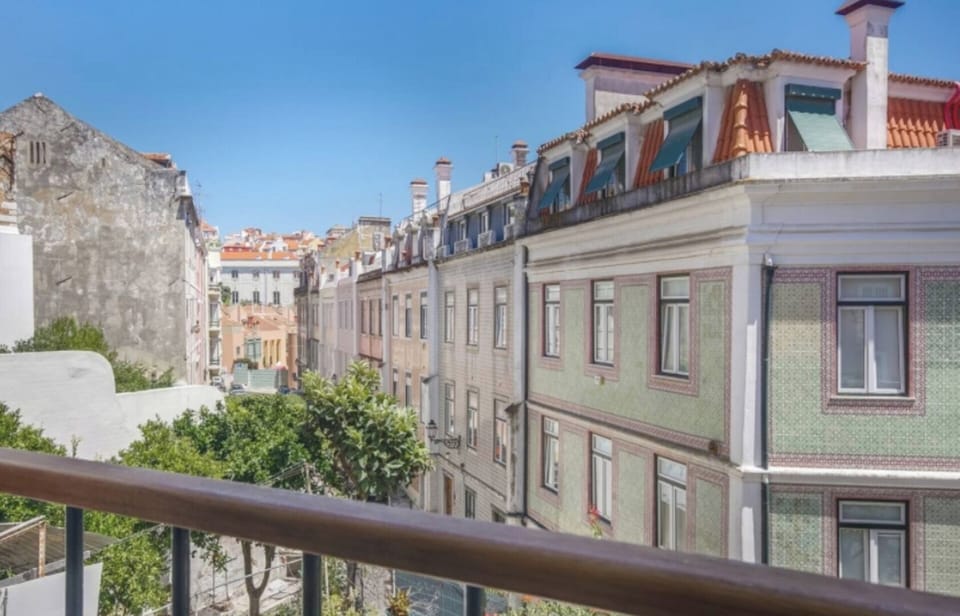 View from the small french balcony