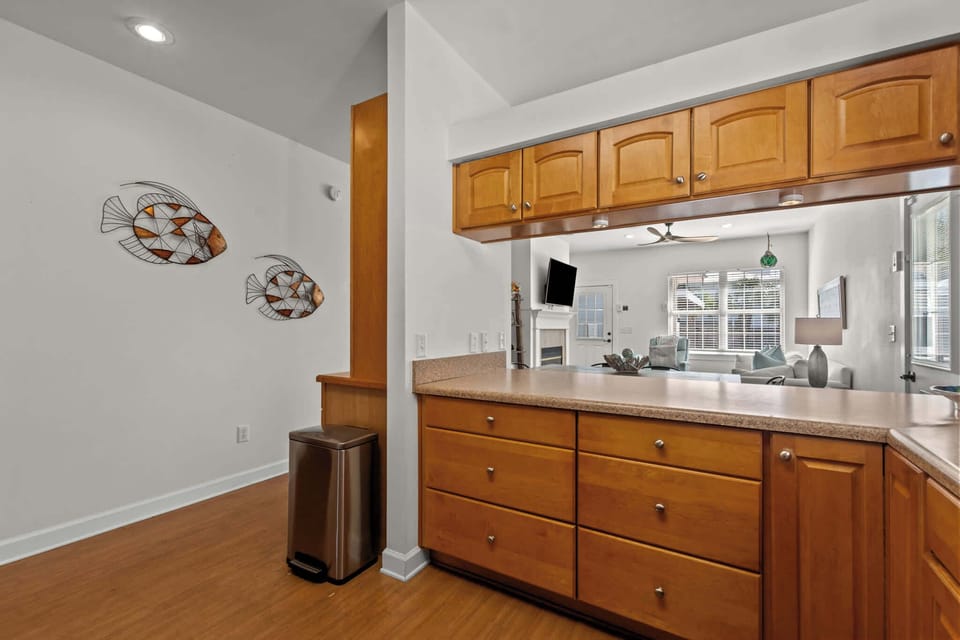 You'll love the open-concept kitchen opening up to the living and dining area!