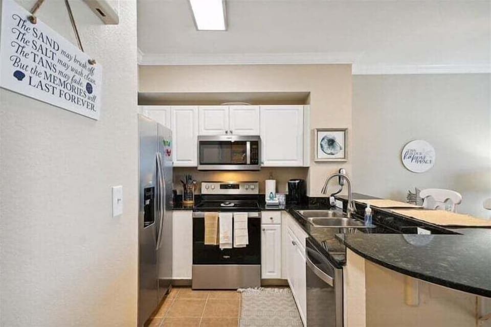 Full kitchen with all the cooking essentials