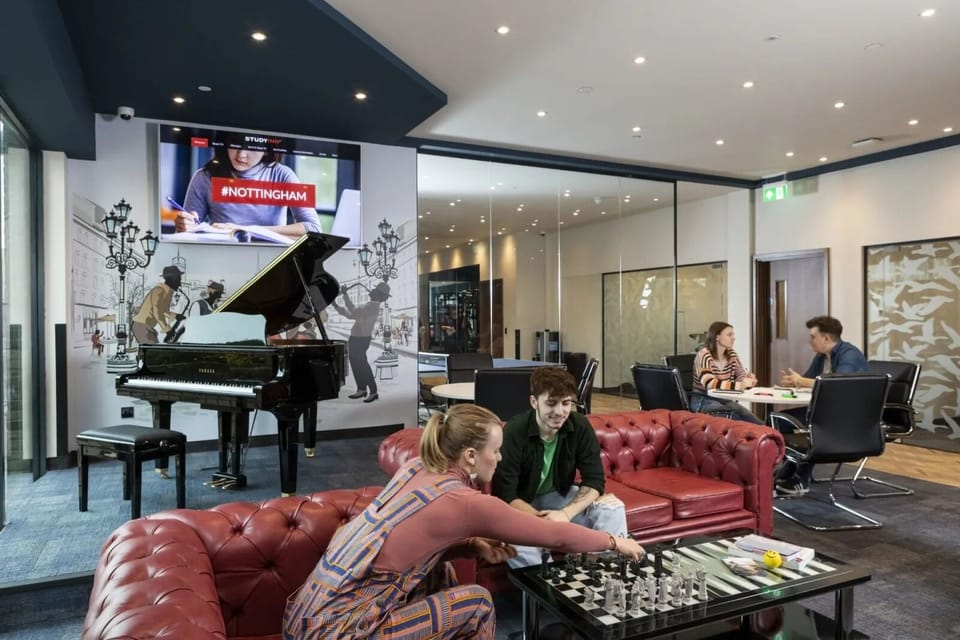 Lobby sitting area