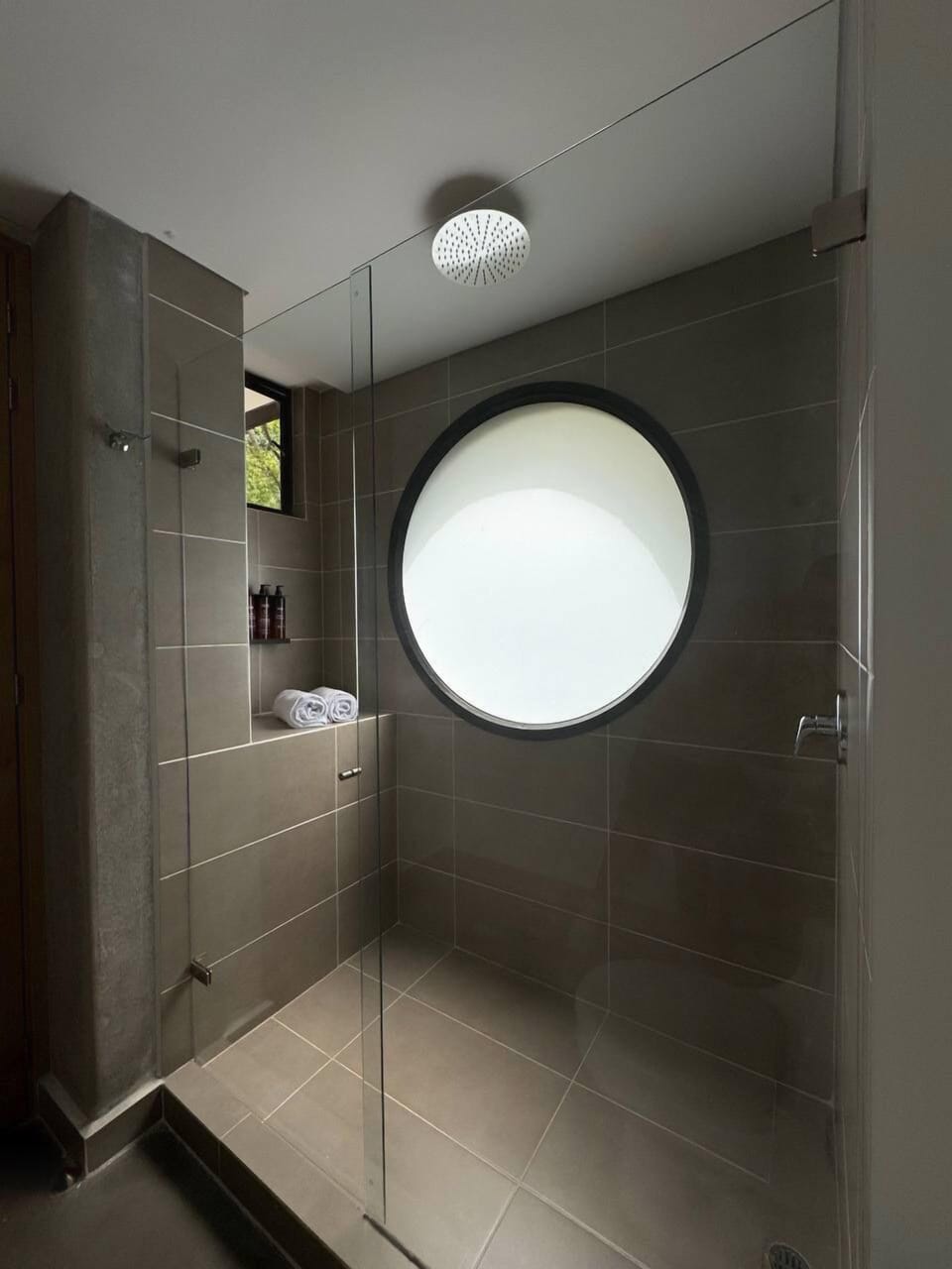 Comfort Room, City View | Bathroom | Shower, rainfall showerhead, towels, soap