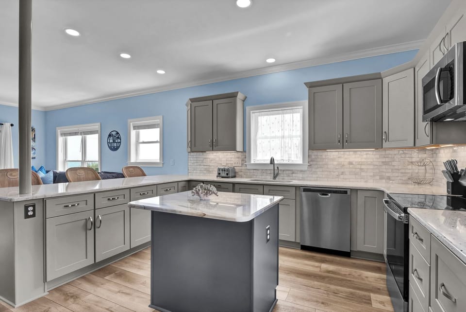 Fully equipped kitchen