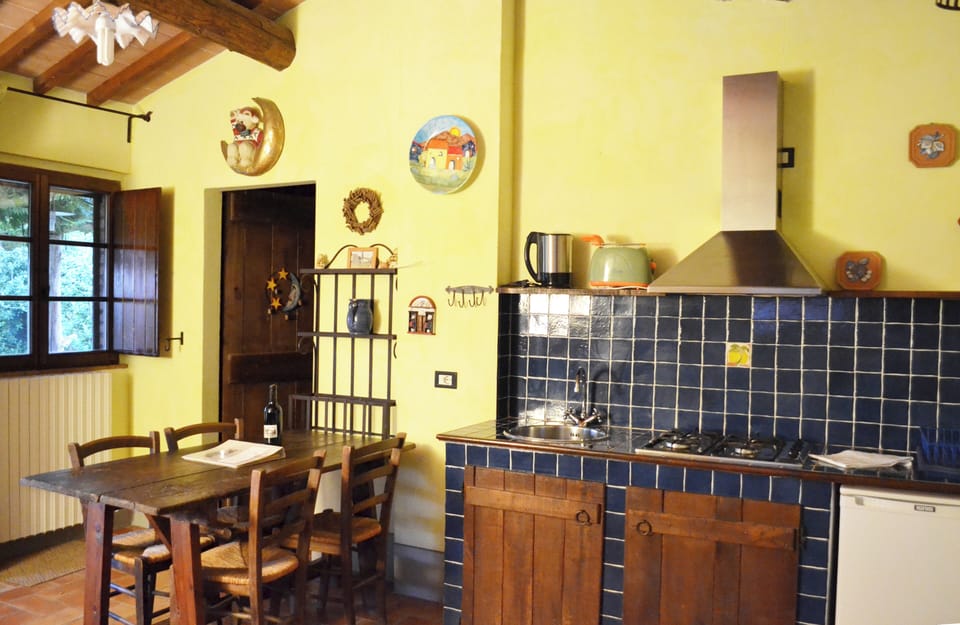 Apartment, Hill View | Private kitchen | Full-size fridge, microwave, oven, stovetop