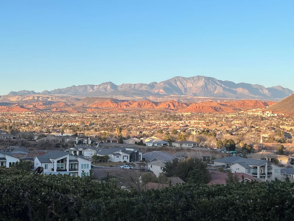 View from patio
