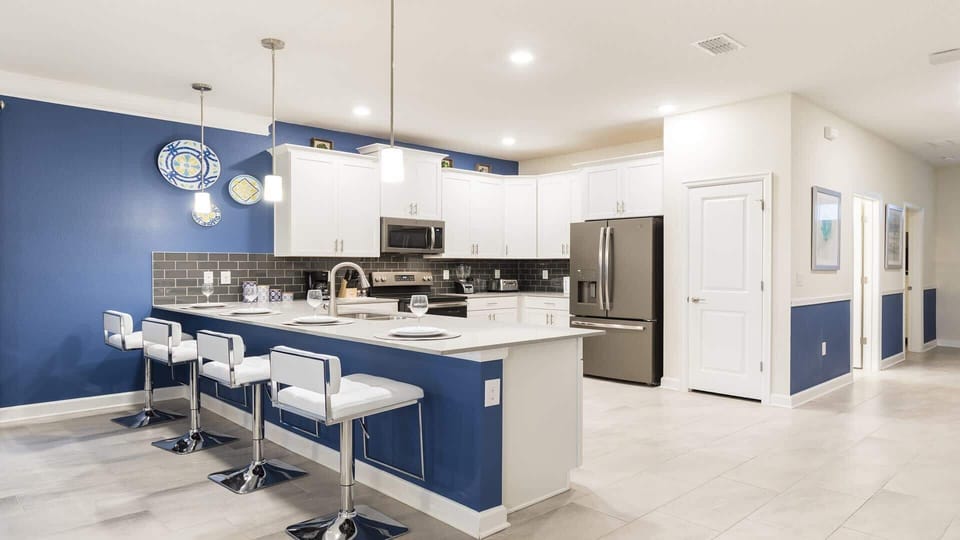 House, Multiple Beds, Pool Access, Garden View (8815IC CG ) | Private kitchen | Coffee/tea maker