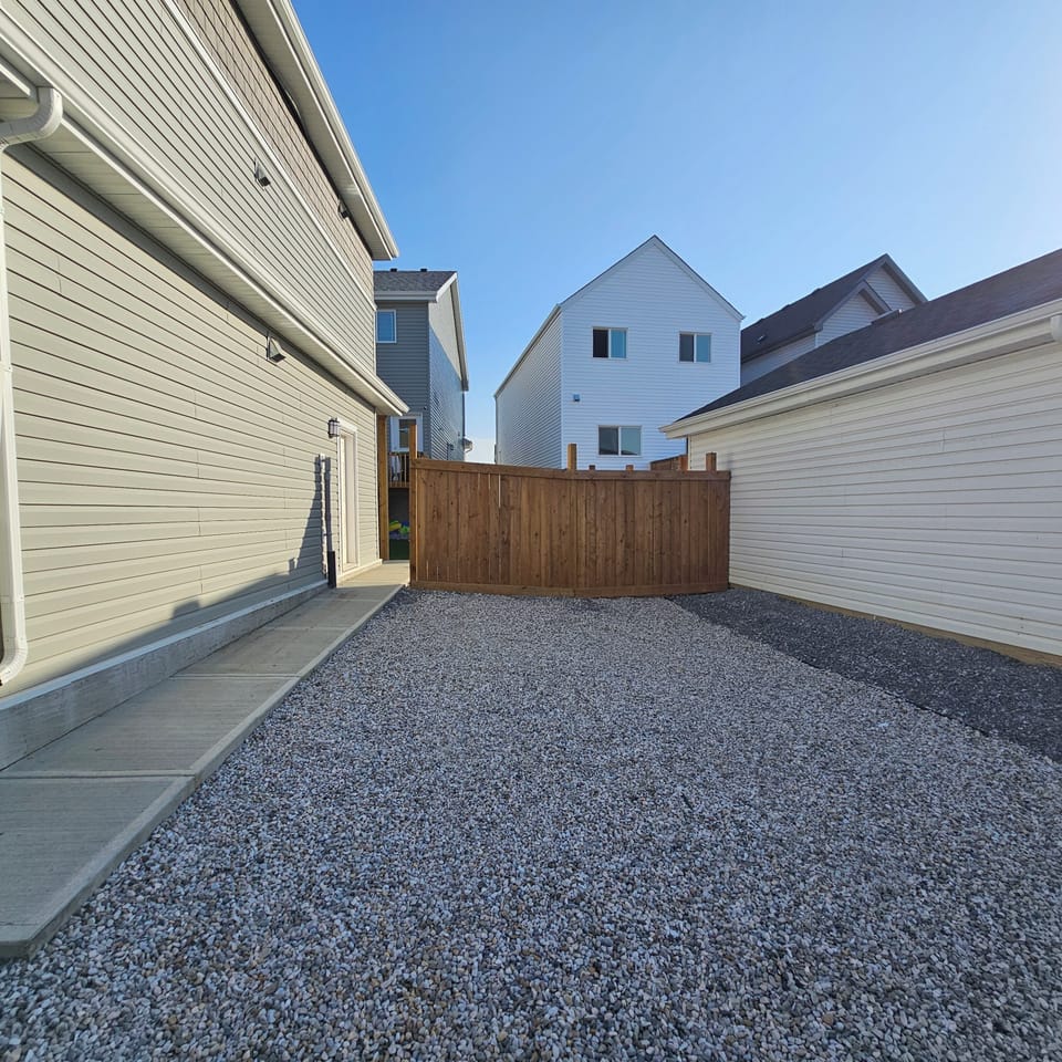 Private parking close to garden suite
