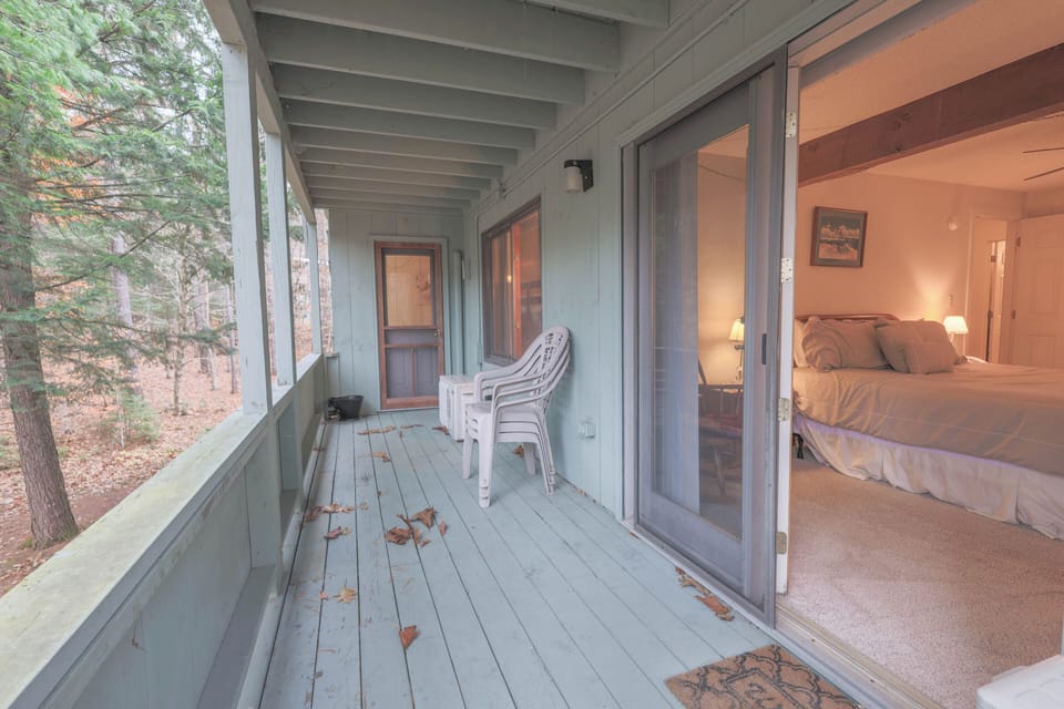 Deck off of master bedroom