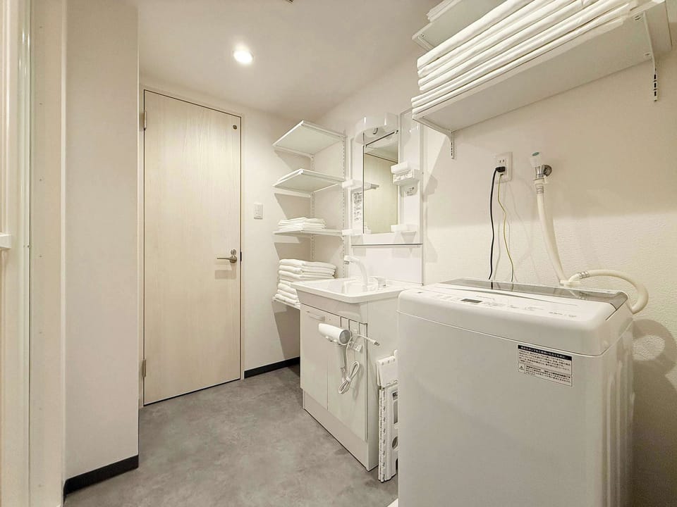 Laundry & Vanity area