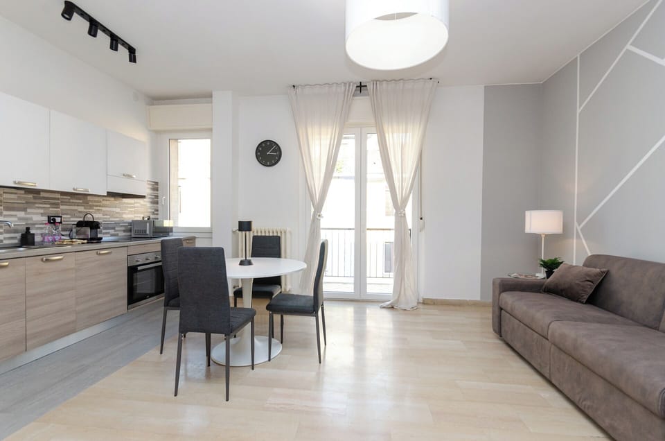 Apartment, Balcony, City View | Private kitchen | Full-size fridge, microwave, oven, stovetop