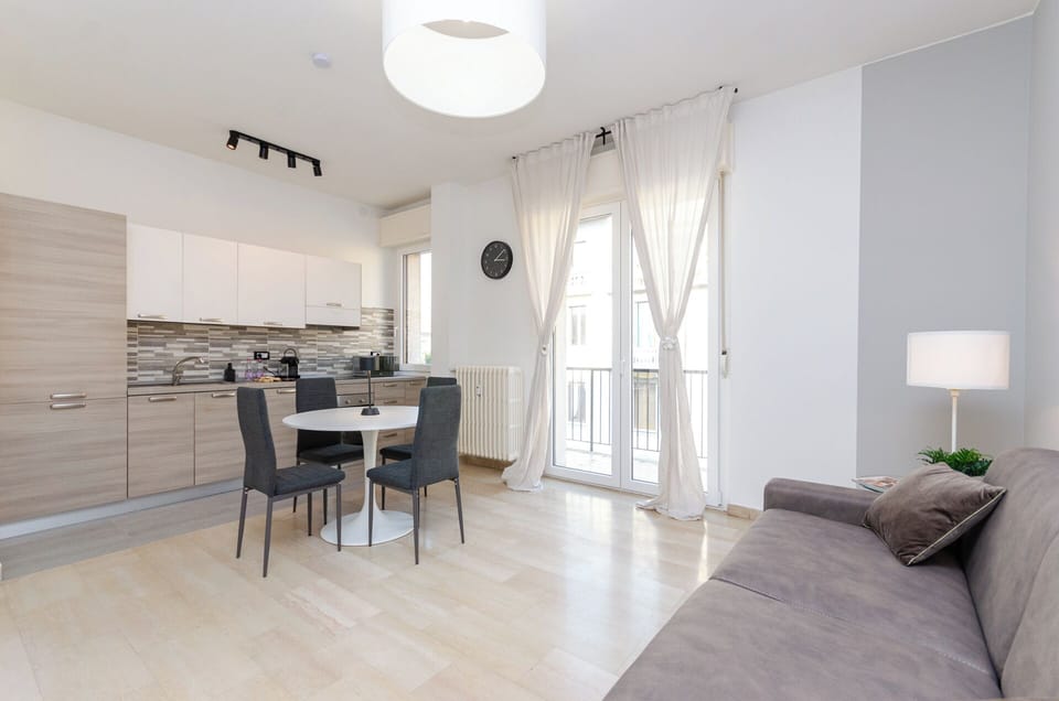 Apartment, Balcony, City View | Living area | Smart TV