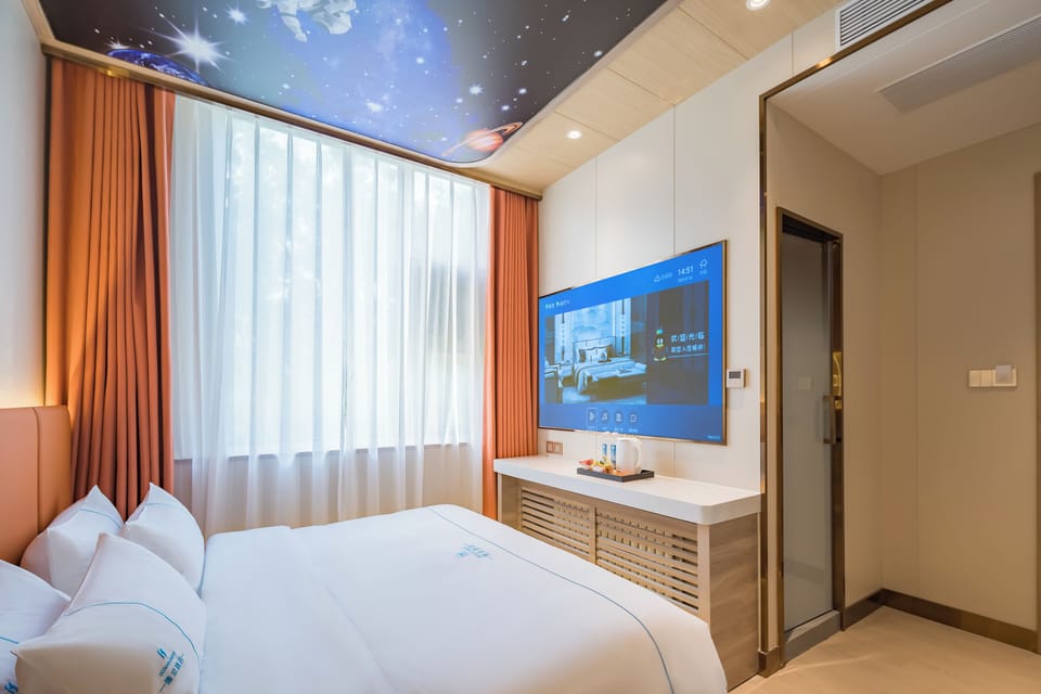 Standard Double Room | Premium bedding, blackout drapes, soundproofing, iron/ironing board