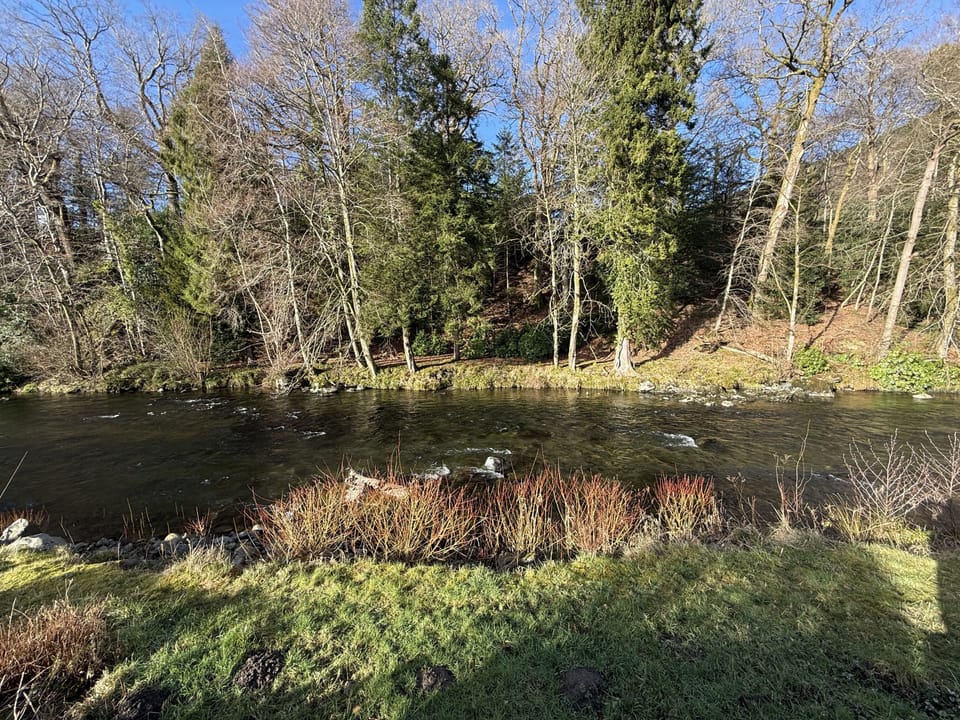spectacular views of River Greta