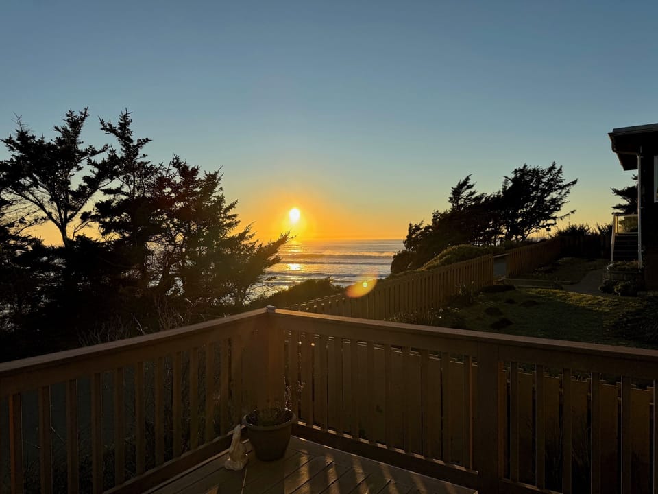 Beautiful sunsets from the deck!