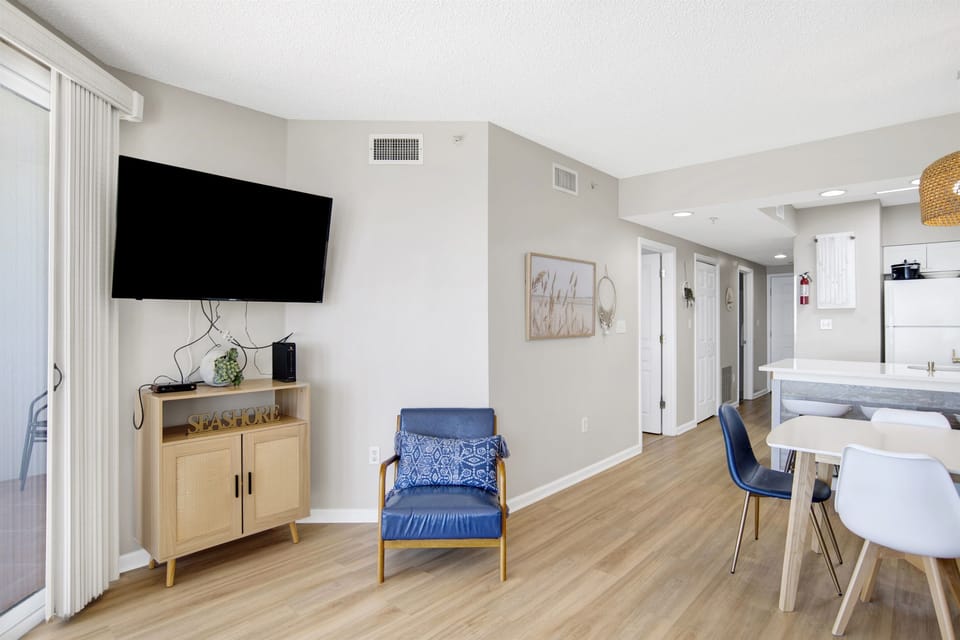 Living room wall mounted TV