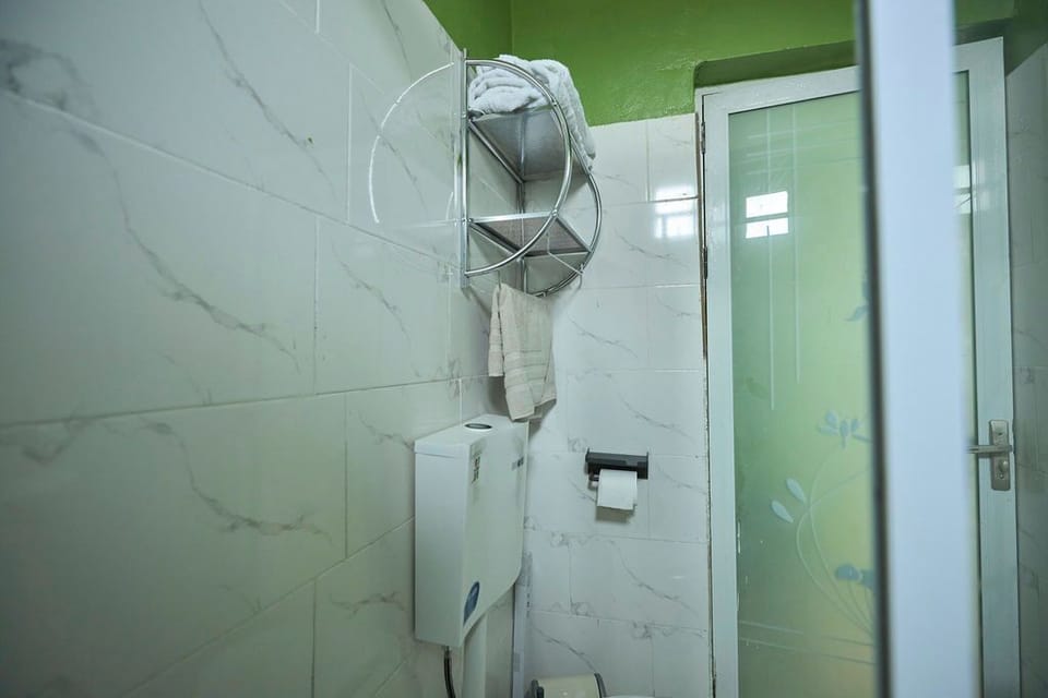 Comfort Double Room, City View | Bathroom | Shower, towels, soap, toilet paper