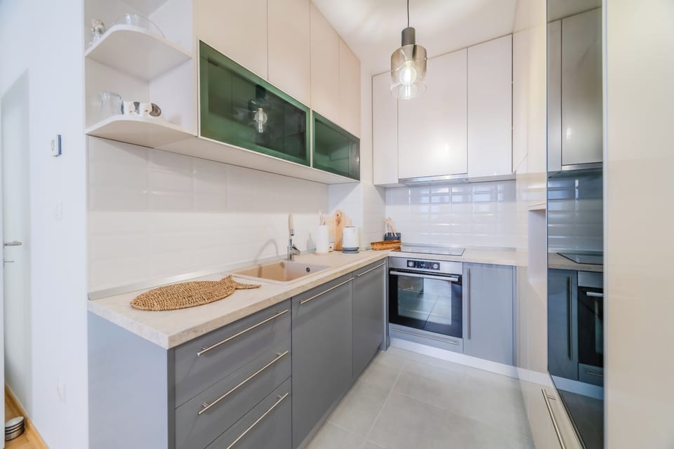 Family Apartment, 1 Bedroom, Microwave (Modern Oasis With Terrace) | Private kitchen