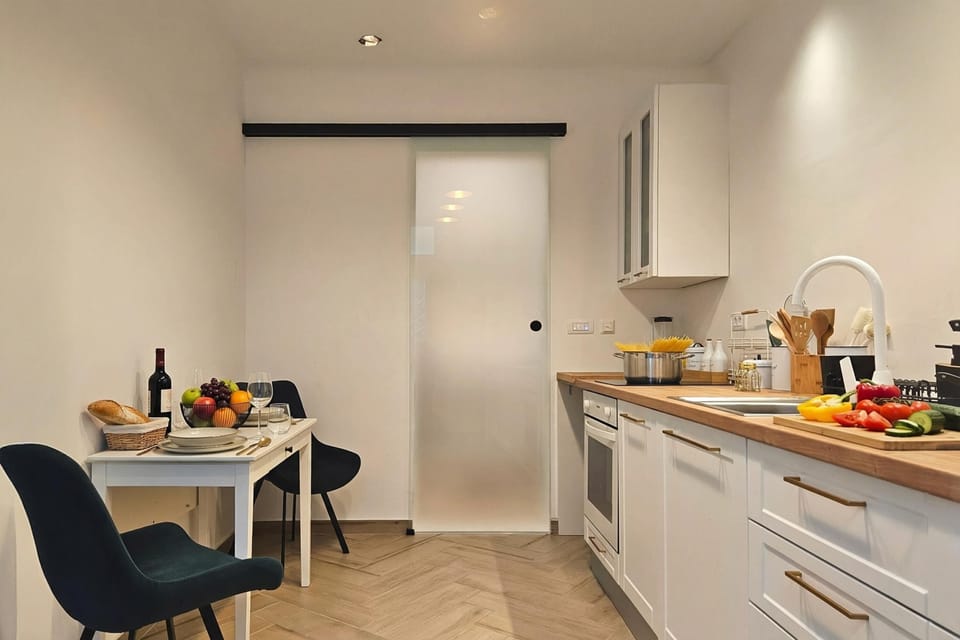 Honeymoon Apartment, 1 Bedroom, Terrace, Sea Facing (Sea and City Retreat Opatija) | Private kitchen