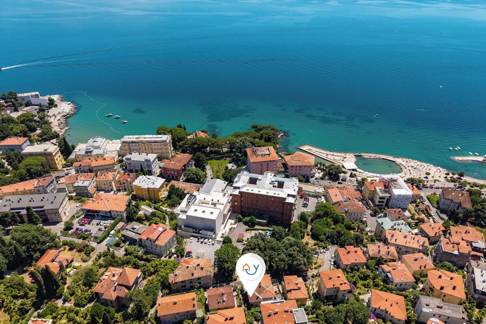Honeymoon Apartment, 1 Bedroom, Terrace, Sea Facing (Sea and City Retreat Opatija) | Aerial view