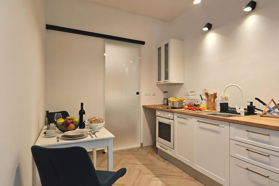 Honeymoon Apartment, 1 Bedroom, Terrace, Sea Facing (Sea and City Retreat Opatija) | Private kitchen