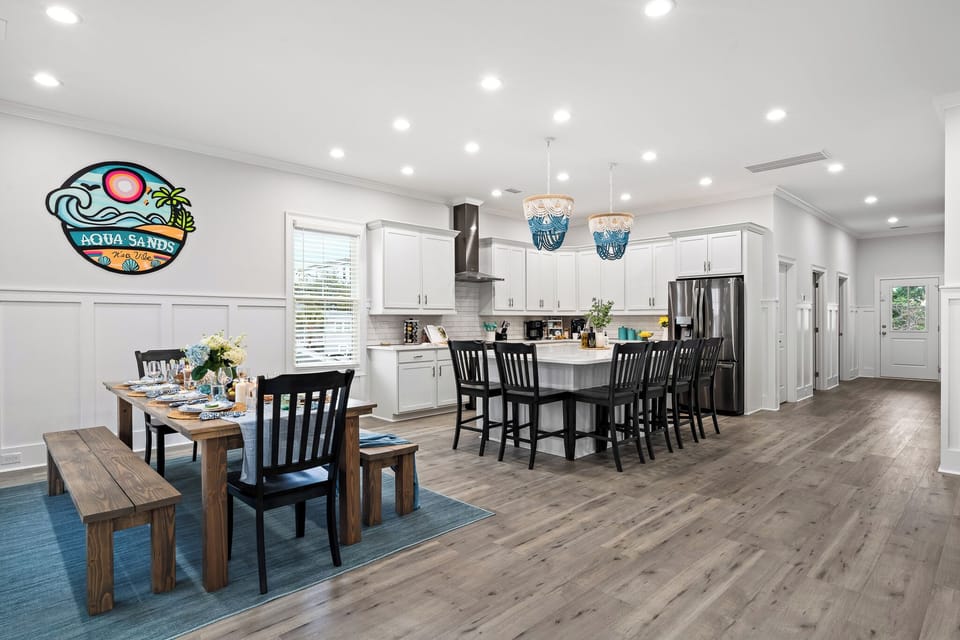 Our dining table is the perfect spot for sharing meals and making memories with your loved ones. From festive dinners to casual brunches, this is where the magic happens!