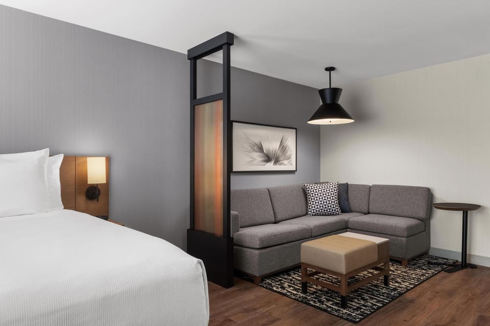 Premium bedding, memory foam beds, minibar, in-room safe