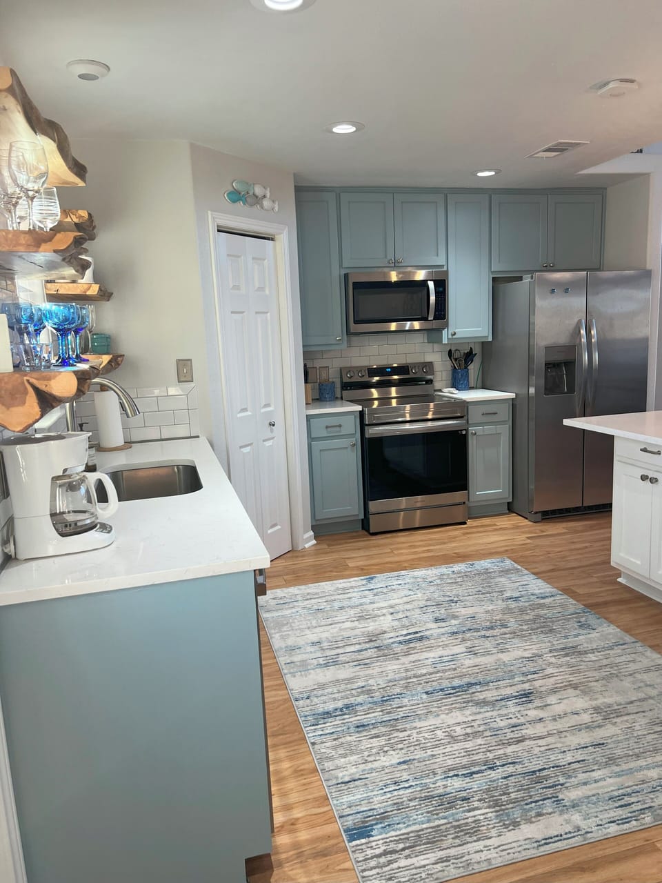 Kitchen with new appliances