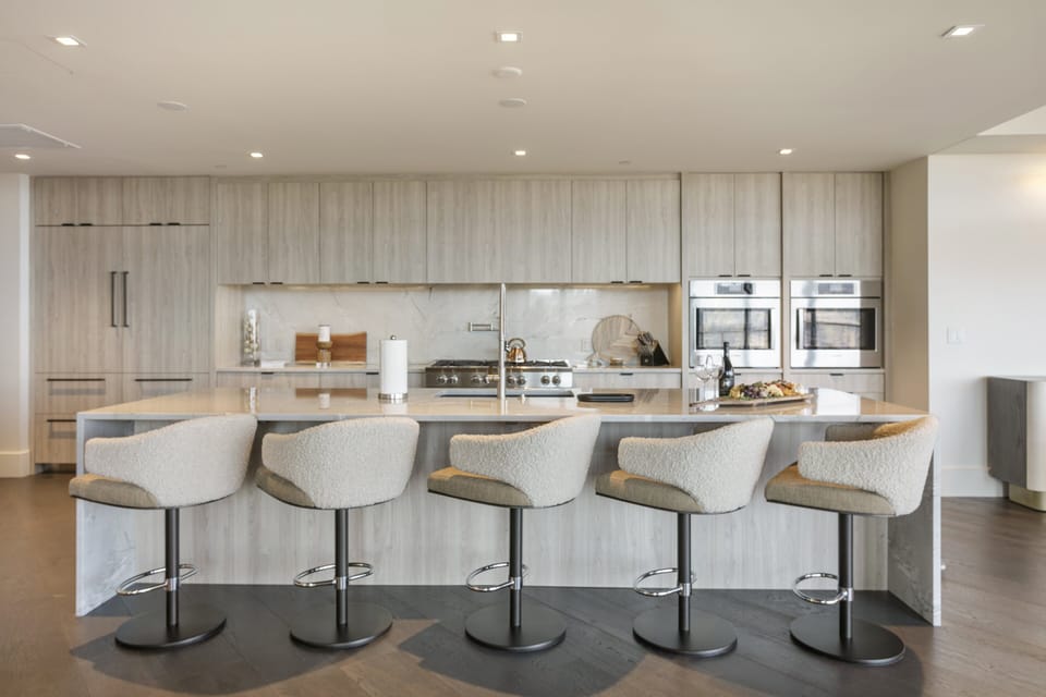 Indoors, Kitchen, Kitchen Island, Furniture, Microwave