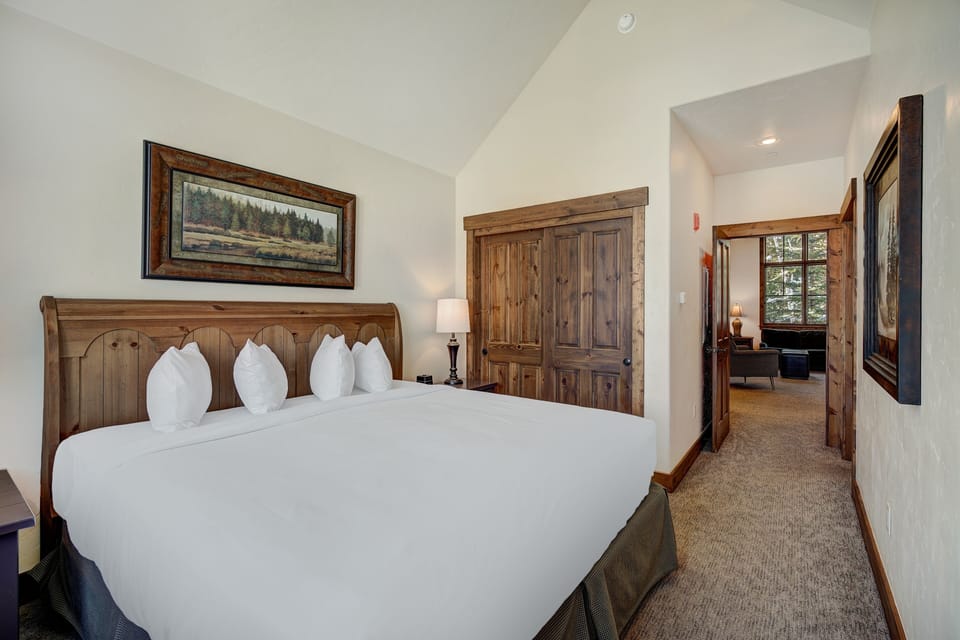 Indoors, Floor, Flooring, Lamp, Bed