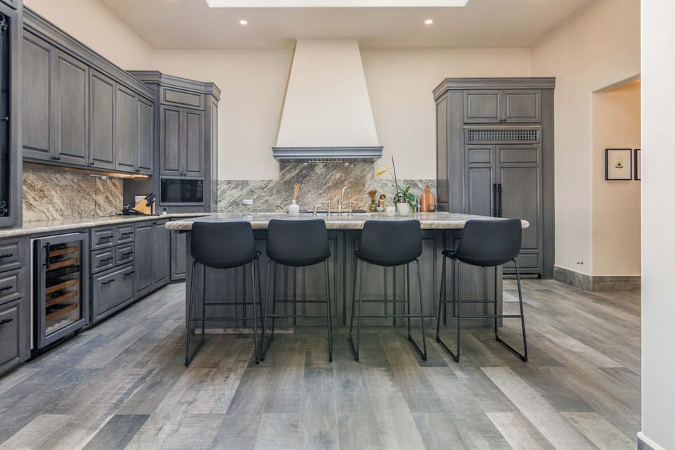 Gourmet Kitchen, Fridge &  Beverage Fridge