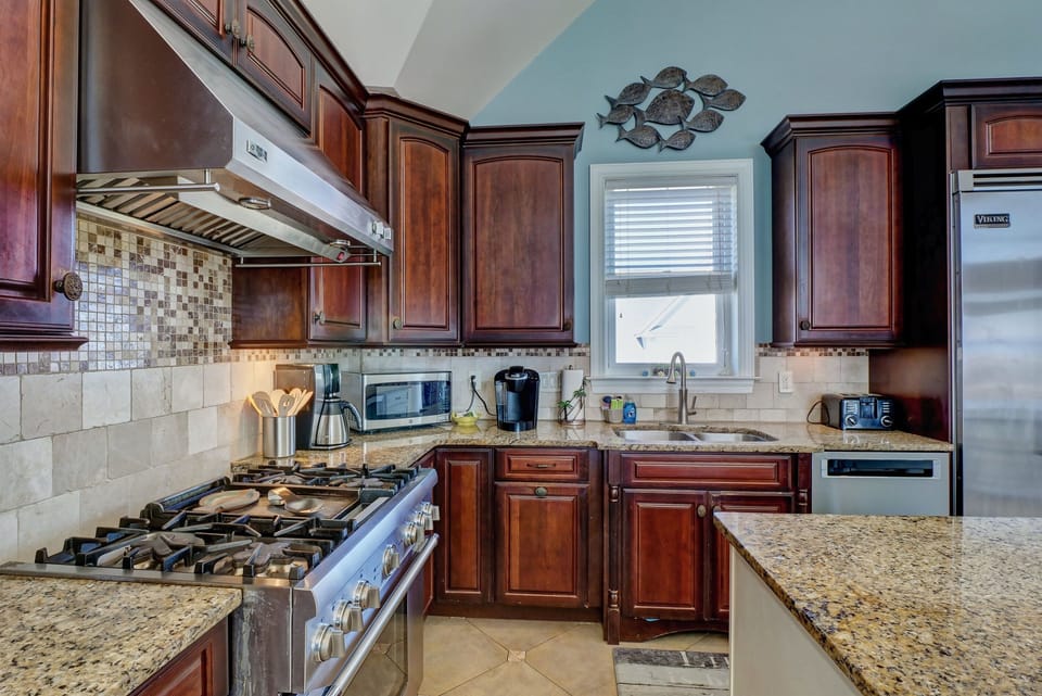 Well stocked kitchen