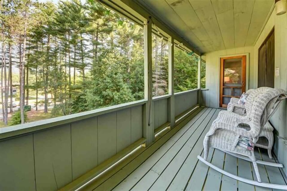 View from lower level deck off living room and master bedroom