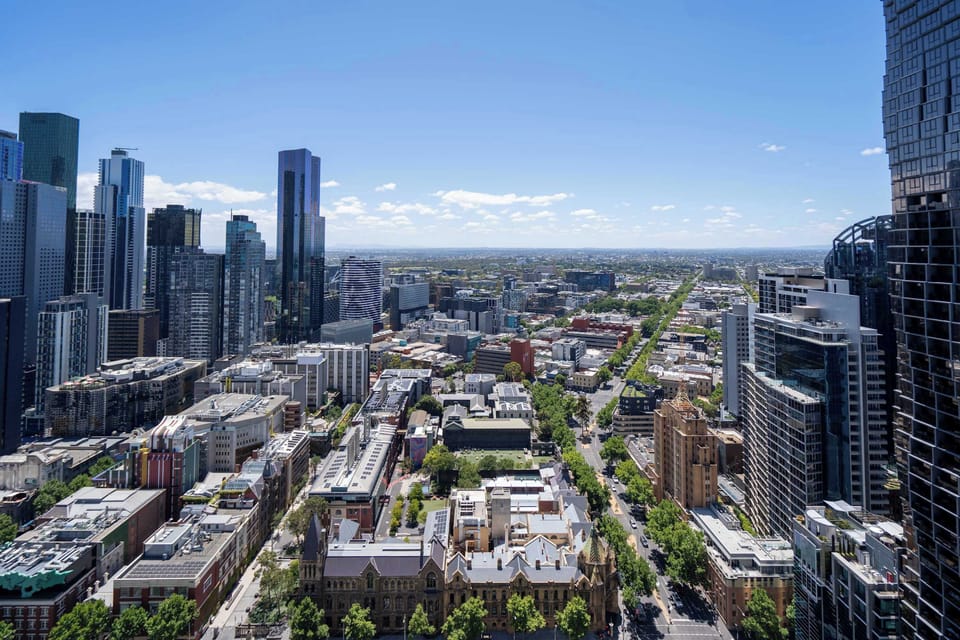Melbourne CBD view 