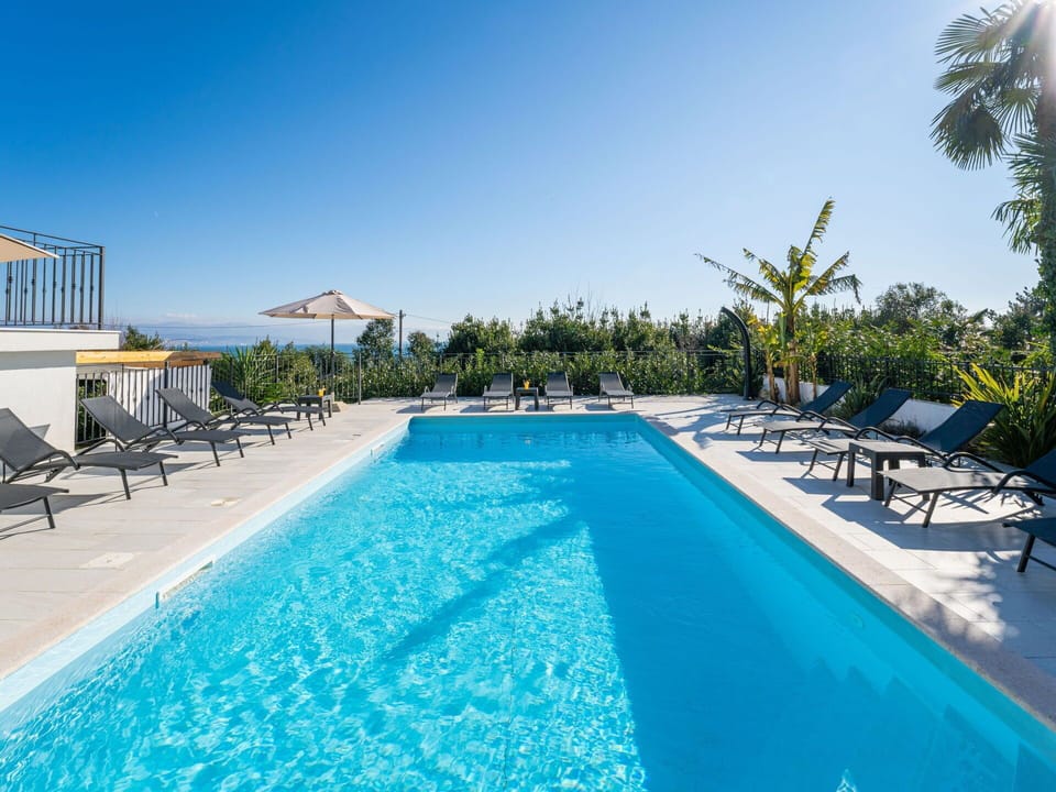 Blue, Swimming Pool, Outdoor Furniture, Resort, Sunlounger, Eco Hotel, Umbrella, Thermae, Chair, Resort Town