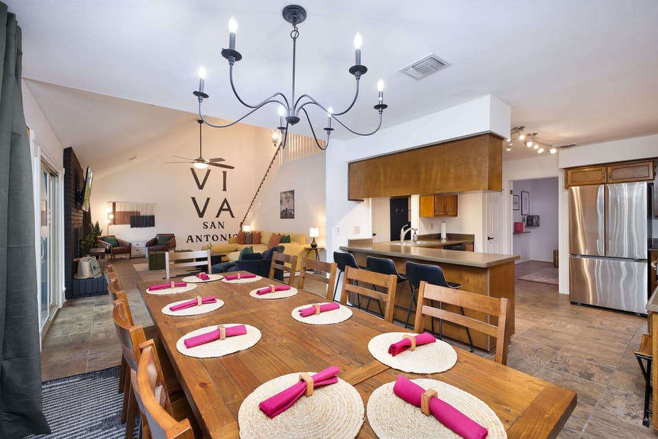 Seamless style and space! Our open floor plan connects the kitchen, dining, and living areas—perfect for gathering and entertaining.