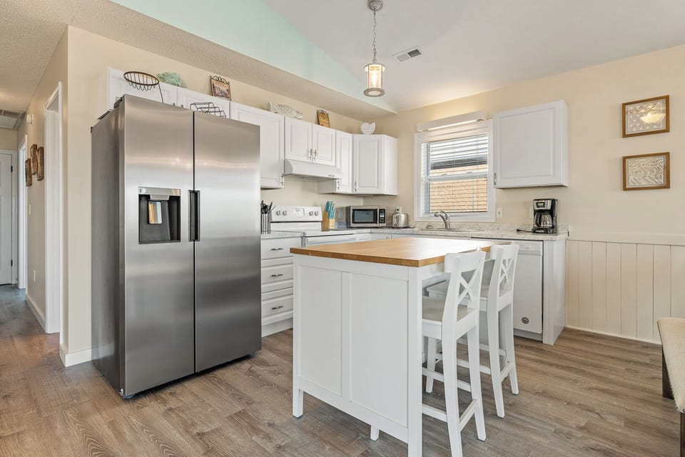 Kitchen with Island Seating for Two