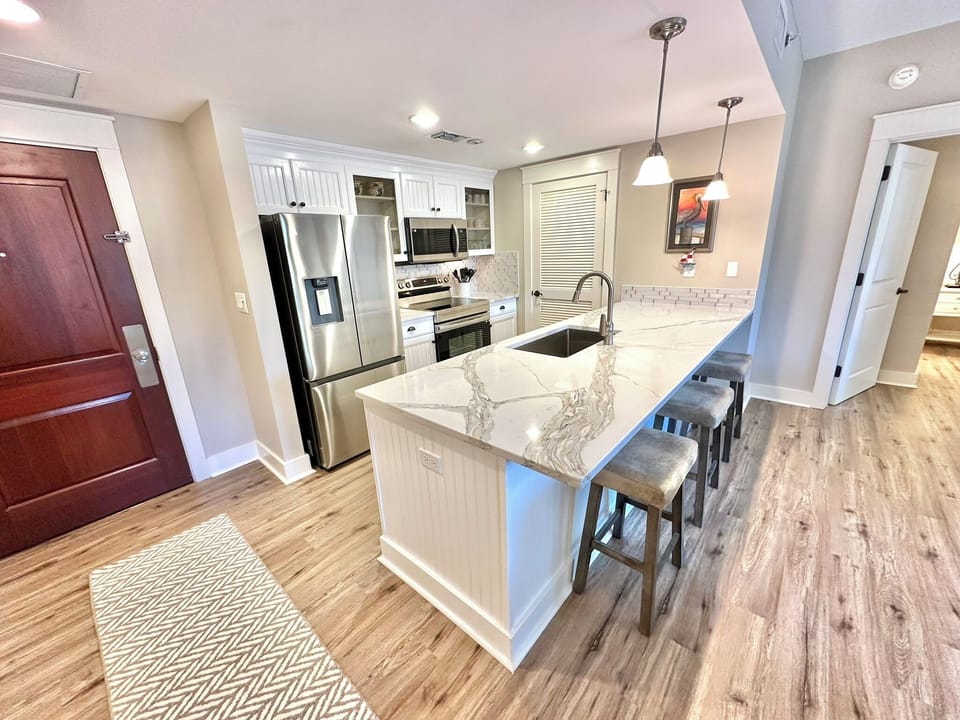 Fully stocked kitchen
