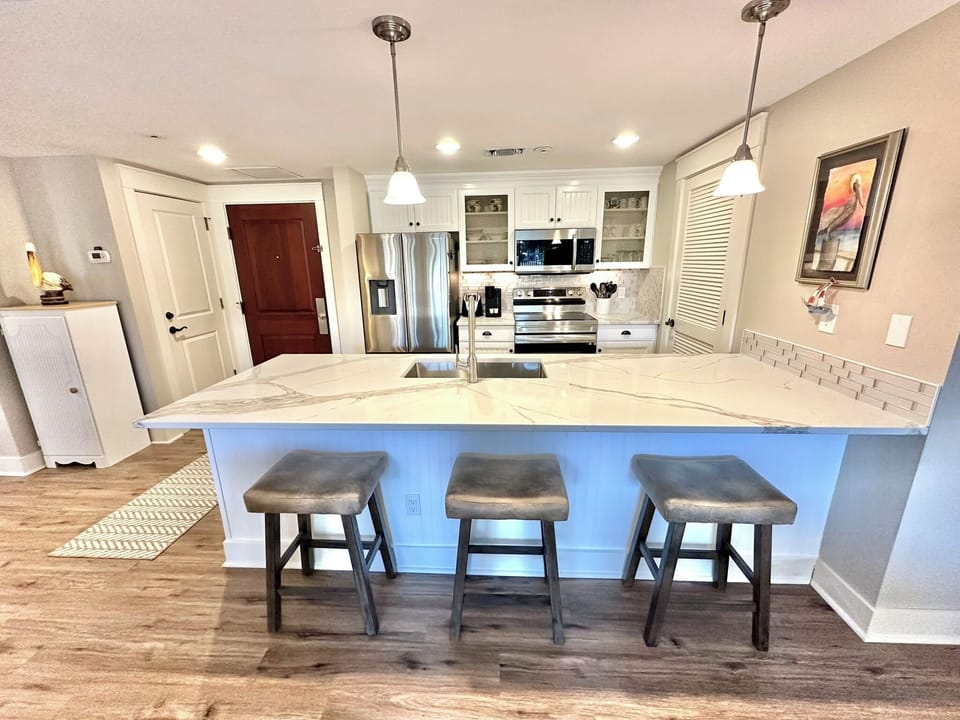 Fully stocked kitchen