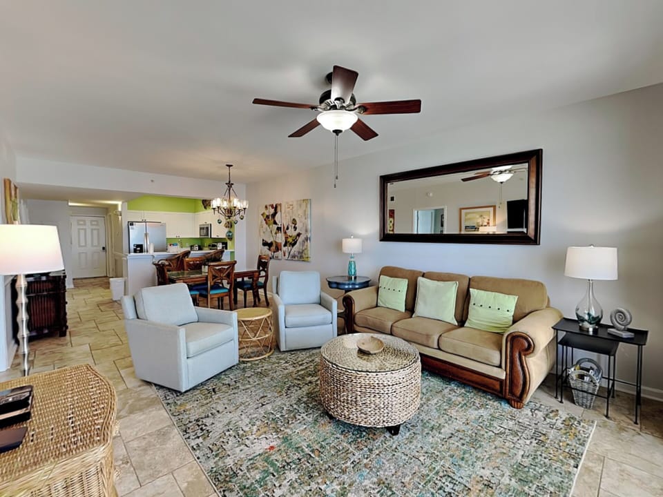 Living Area - Queen Sleeper Sofa