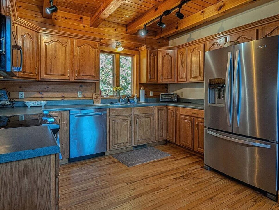 Modern Kitchen with Stainless steel appliances