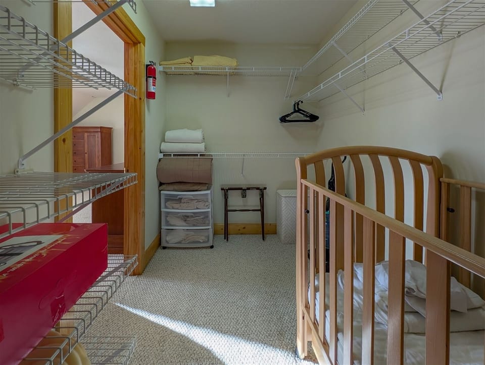 Walk in Closet with crib