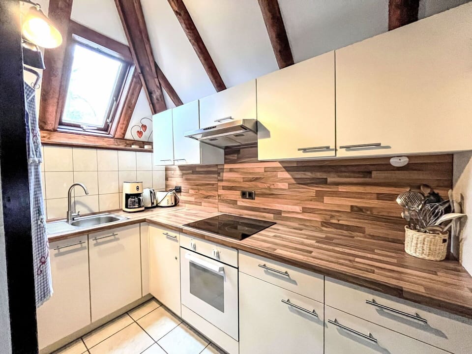 Kitchen, Countertop, Kitchen Appliance, Wood, Major Appliance, Flooring, Cabinetry, Interior Design, Floor, Sink