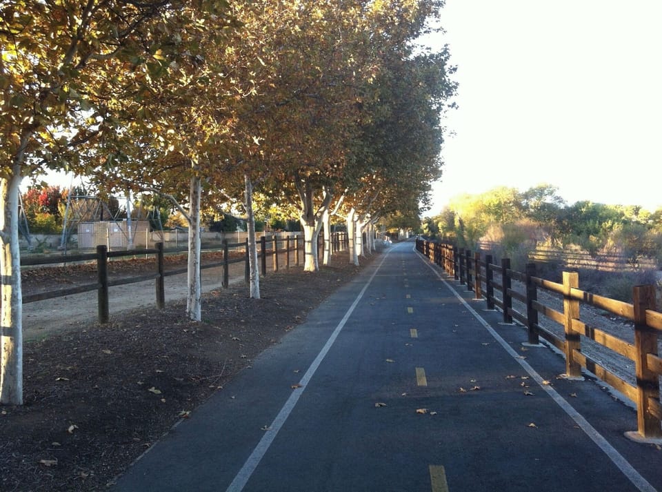Santa Clarita Paseo System. Over 20 miles of car-free walking and cycling