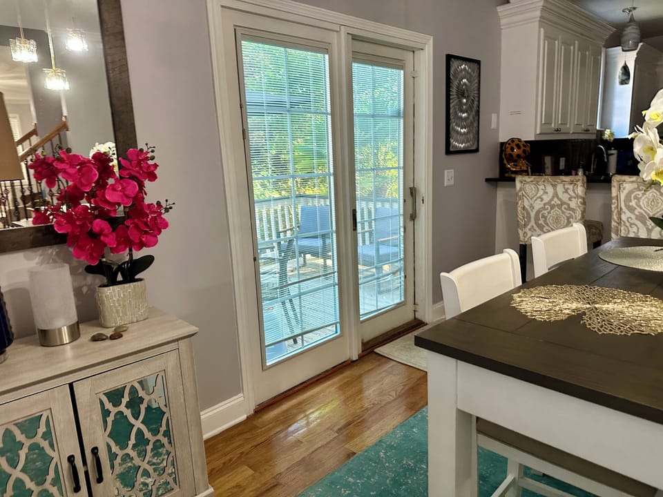 Overlooking back Deck