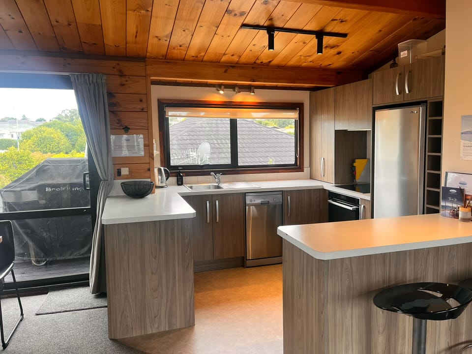 Kitchen and door to balcony